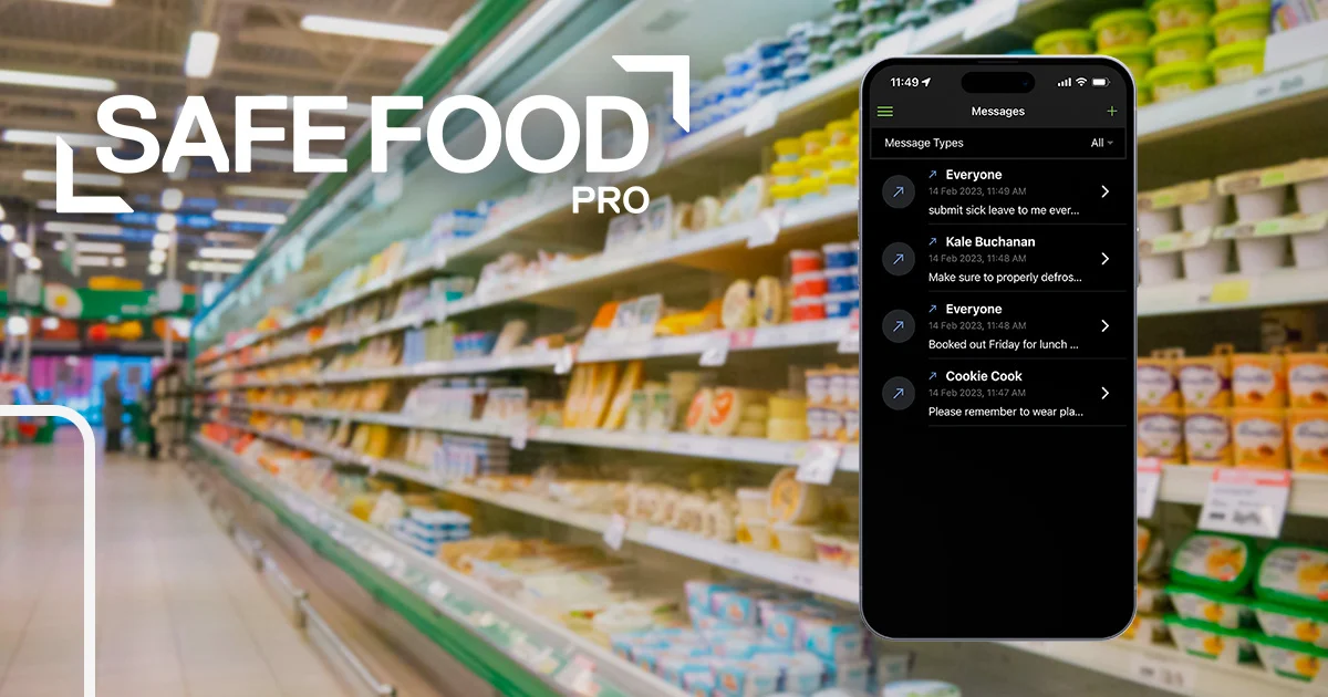 Supermarkets Food Safety Software Safe Food Pro